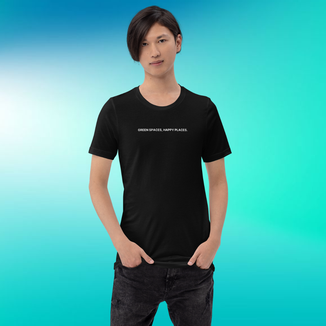 Green Spaces, Happy Places T-Shirt | V1