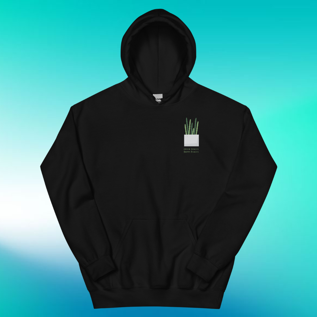 Green Spaces, Happy Places Hoodie | V2