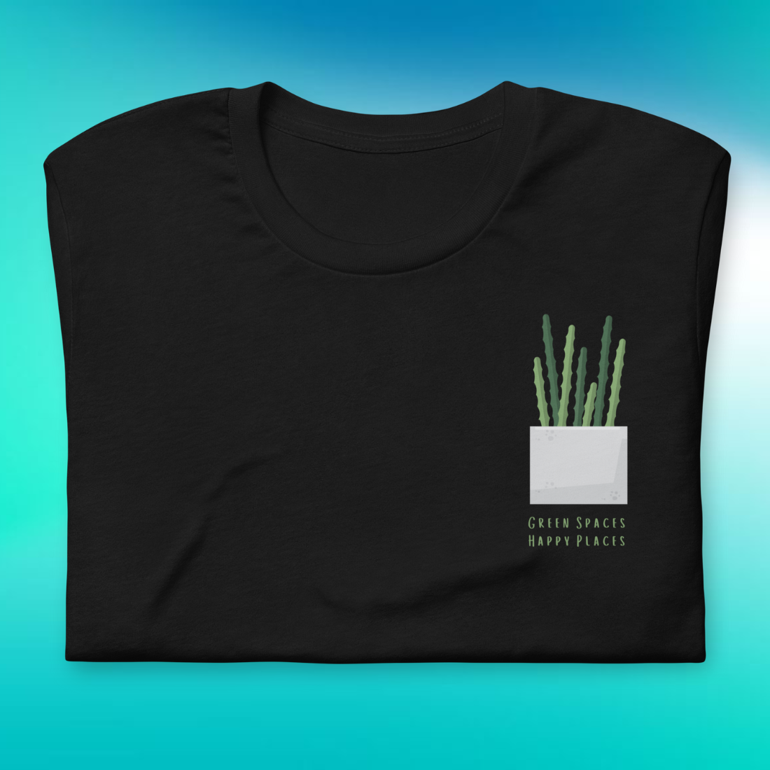 Green Spaces, Happy Places T-Shirt | V2