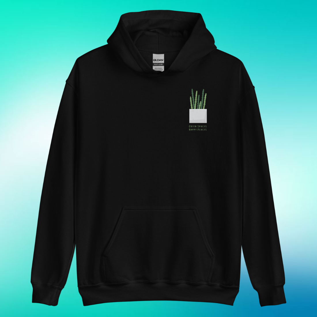 Green Spaces, Happy Places Hoodie | V2