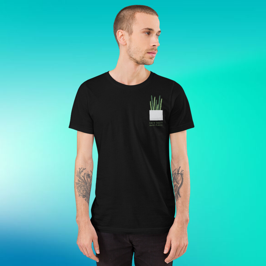 Green Spaces, Happy Places T-Shirt | V2